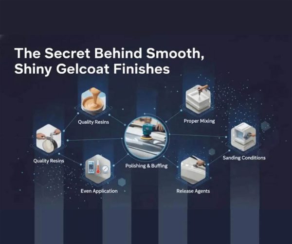 the secret behind smooth, shiny gelcoat finishes